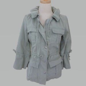 Banana Republic XS Lighty Sage Green Utility Jacket
